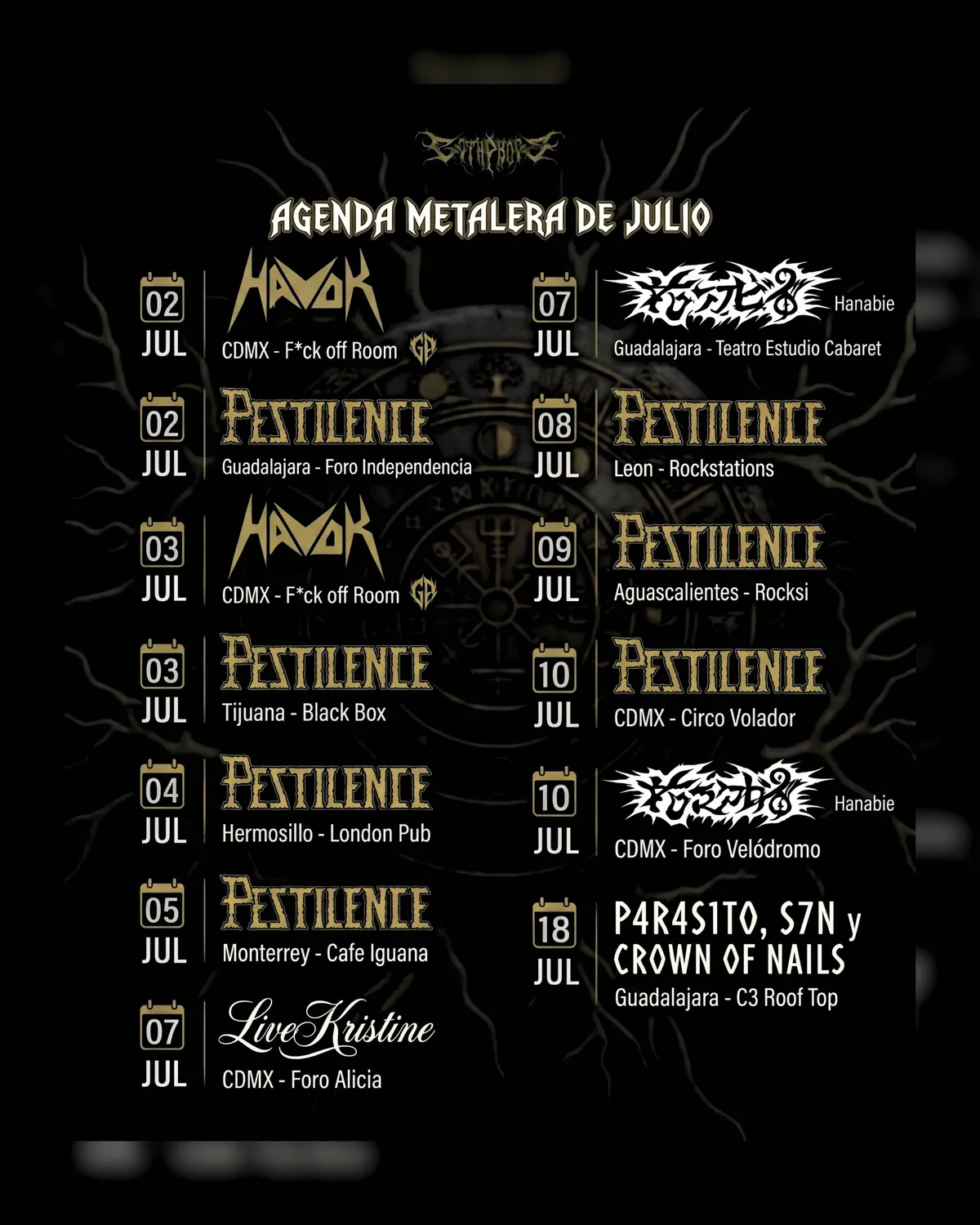 Agenda Metalera