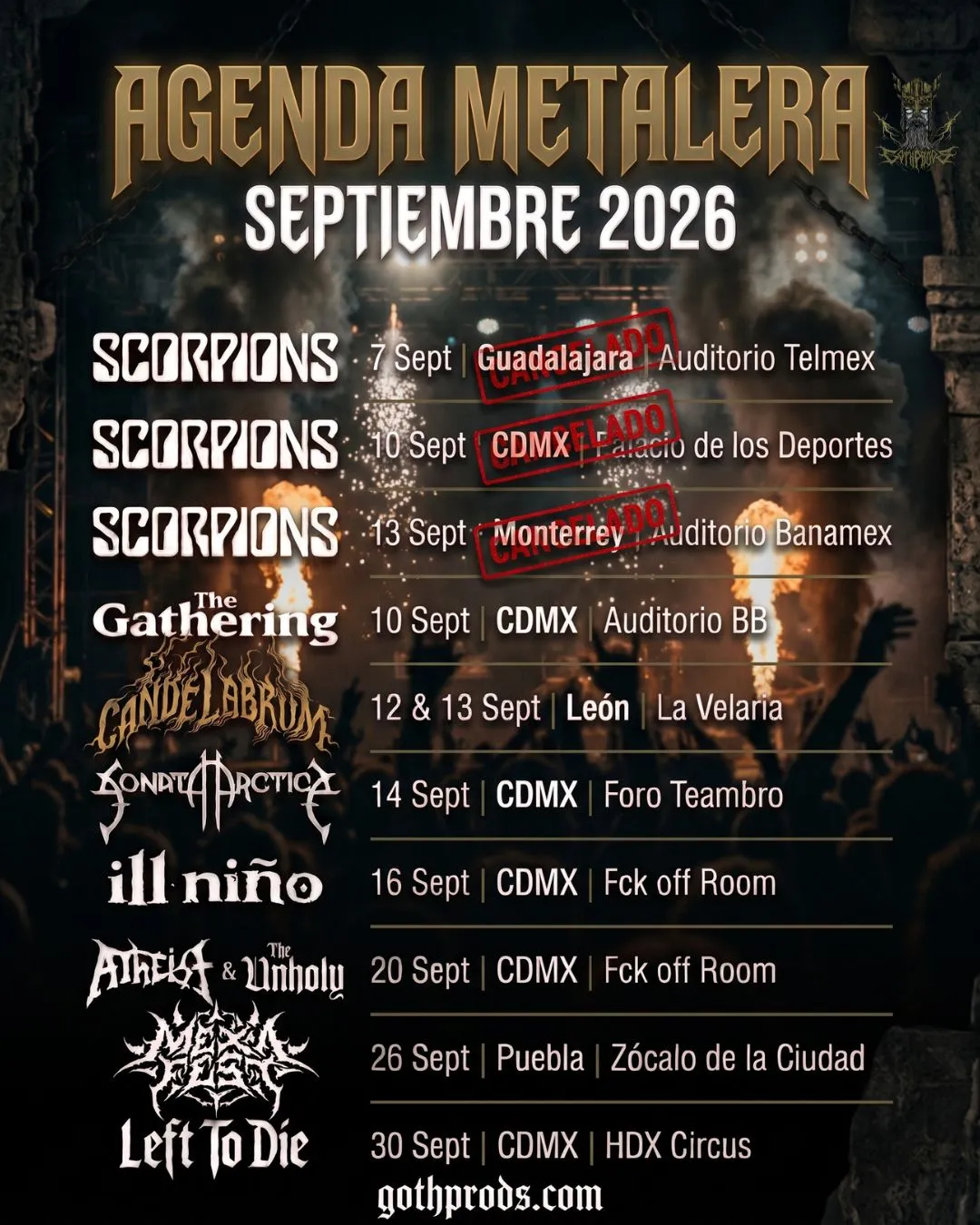 Agenda Metalera